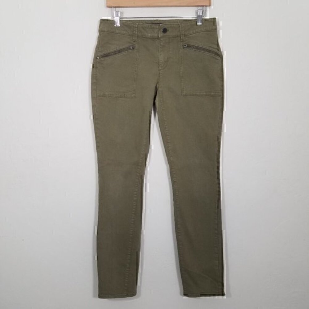 Ann Taylor The Skinny Modern Fit Stretch Jeans Green Size 6